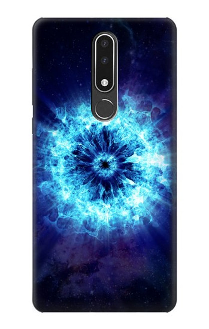 W3549 Shockwave Explosion Hülle Schutzhülle Taschen und Leder Flip für Nokia 3.1 plus