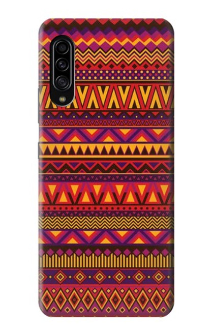 W3404 Aztecs Pattern Hülle Schutzhülle Taschen und Leder Flip für Samsung Galaxy A90 5G