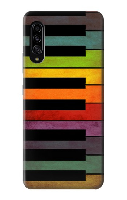 W3451 Colorful Piano Hülle Schutzhülle Taschen und Leder Flip für Samsung Galaxy A90 5G