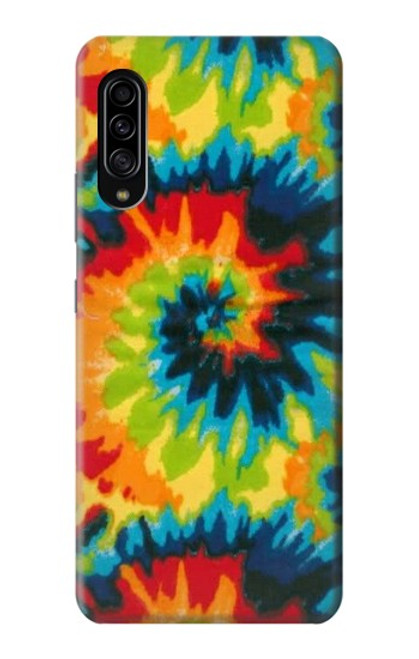 W3459 Tie Dye Hülle Schutzhülle Taschen und Leder Flip für Samsung Galaxy A90 5G