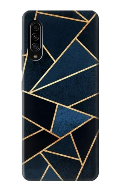 W3479 Navy Blue Graphic Art Hülle Schutzhülle Taschen und Leder Flip für Samsung Galaxy A90 5G