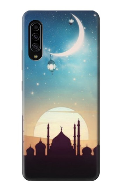 W3502 Islamic Sunset Hülle Schutzhülle Taschen und Leder Flip für Samsung Galaxy A90 5G