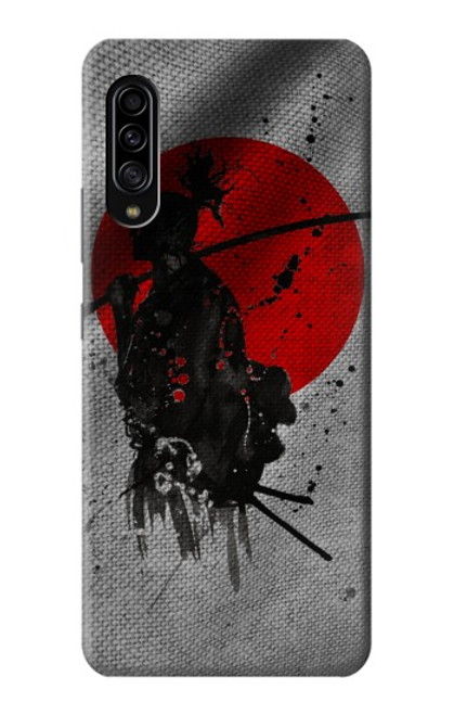 W3517 Japan Flag Samurai Hülle Schutzhülle Taschen und Leder Flip für Samsung Galaxy A90 5G