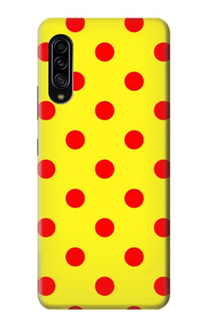 W3526 Red Spot Polka Dot Hülle Schutzhülle Taschen und Leder Flip für Samsung Galaxy A90 5G