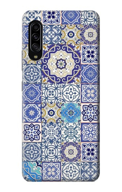 W3537 Moroccan Mosaic Pattern Hülle Schutzhülle Taschen und Leder Flip für Samsung Galaxy A90 5G