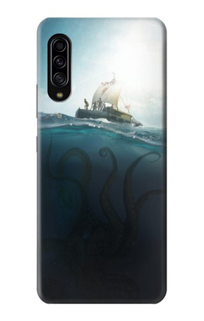 W3540 Giant Octopus Hülle Schutzhülle Taschen und Leder Flip für Samsung Galaxy A90 5G