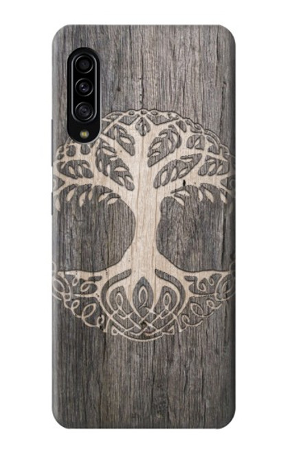 W3591 Viking Tree of Life Symbol Hülle Schutzhülle Taschen und Leder Flip für Samsung Galaxy A90 5G