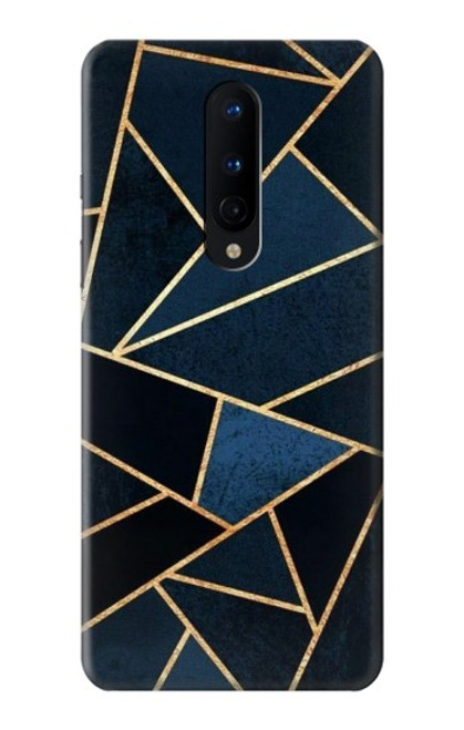 W3479 Navy Blue Graphic Art Hülle Schutzhülle Taschen und Leder Flip für OnePlus 8