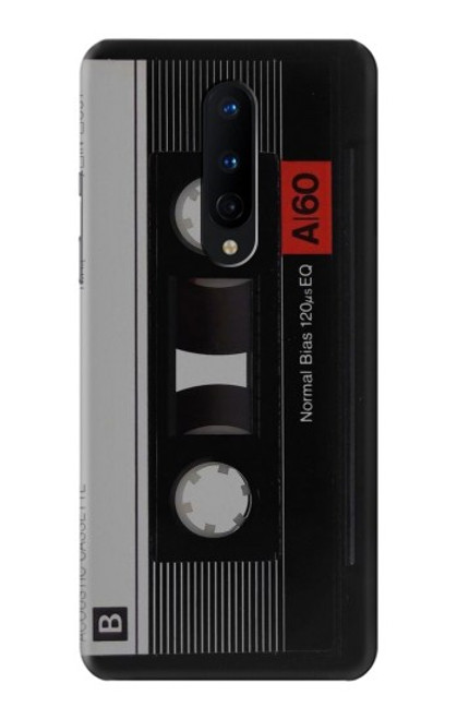 W3516 Vintage Cassette Tape Hülle Schutzhülle Taschen und Leder Flip für OnePlus 8
