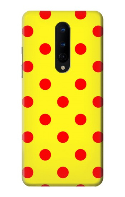 W3526 Red Spot Polka Dot Hülle Schutzhülle Taschen und Leder Flip für OnePlus 8