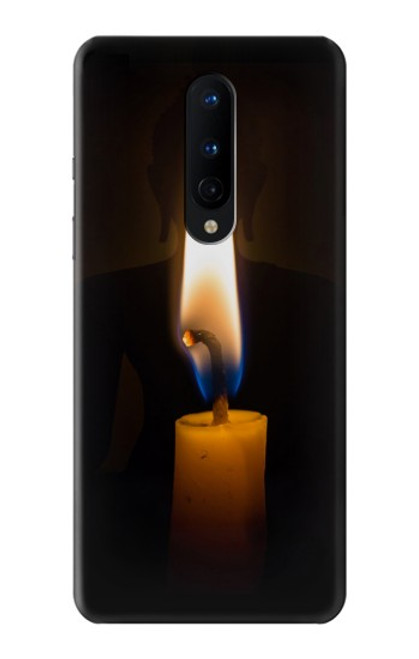 W3530 Buddha Candle Burning Hülle Schutzhülle Taschen und Leder Flip für OnePlus 8