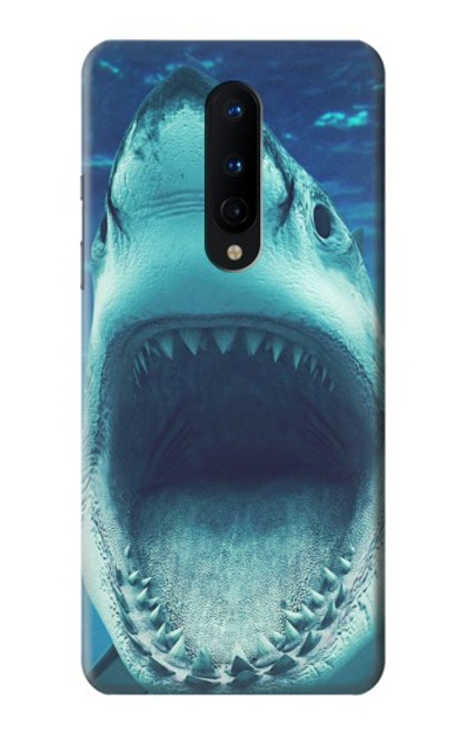 W3548 Tiger Shark Hülle Schutzhülle Taschen und Leder Flip für OnePlus 8