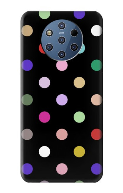 W3532 Colorful Polka Dot Hülle Schutzhülle Taschen und Leder Flip für Nokia 9 PureView