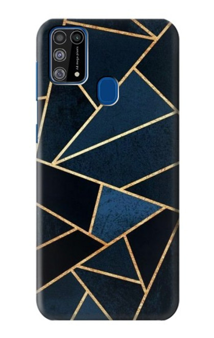 W3479 Navy Blue Graphic Art Hülle Schutzhülle Taschen und Leder Flip für Samsung Galaxy M31