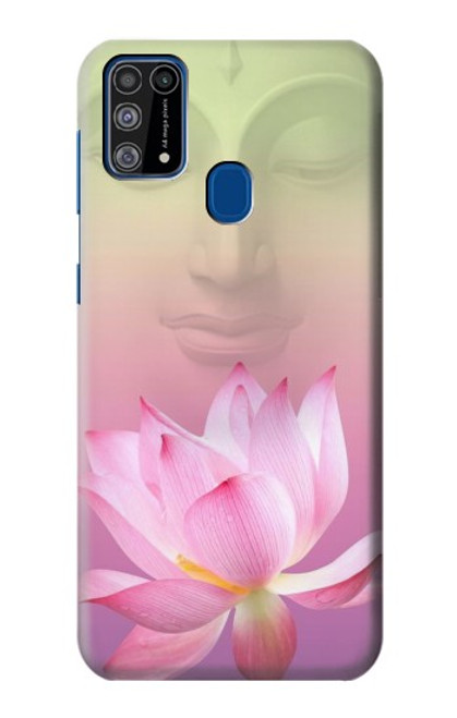 W3511 Lotus flower Buddhism Hülle Schutzhülle Taschen und Leder Flip für Samsung Galaxy M31