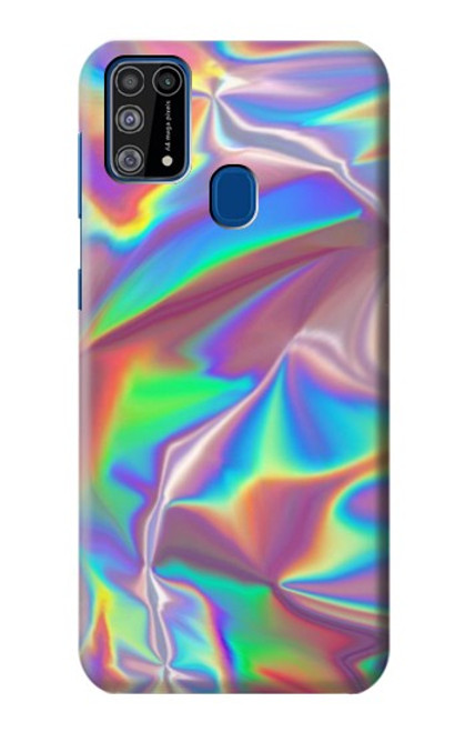 W3597 Holographic Photo Printed Hülle Schutzhülle Taschen und Leder Flip für Samsung Galaxy M31