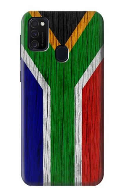 W3464 South Africa Flag Hülle Schutzhülle Taschen und Leder Flip für Samsung Galaxy M21
