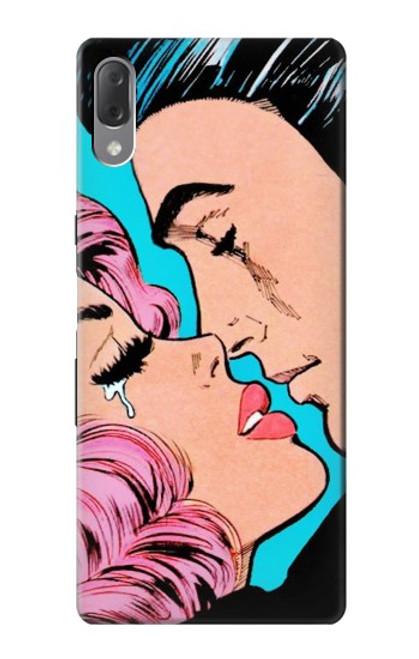 W3469 Pop Art Hülle Schutzhülle Taschen und Leder Flip für Sony Xperia L3