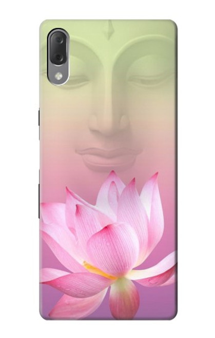 W3511 Lotus flower Buddhism Hülle Schutzhülle Taschen und Leder Flip für Sony Xperia L3