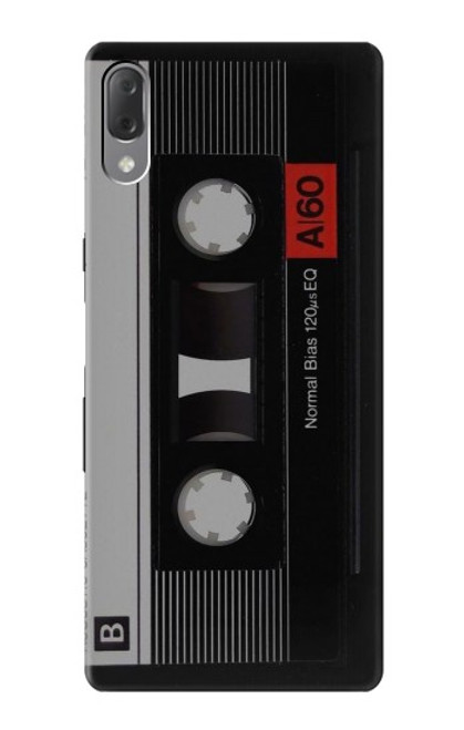 W3516 Vintage Cassette Tape Hülle Schutzhülle Taschen und Leder Flip für Sony Xperia L3