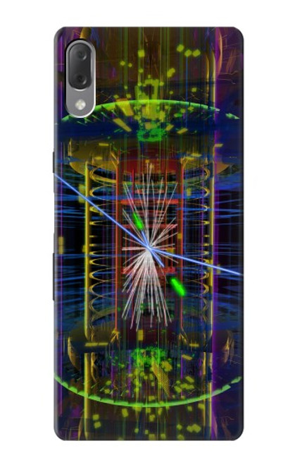 W3545 Quantum Particle Collision Hülle Schutzhülle Taschen und Leder Flip für Sony Xperia L3