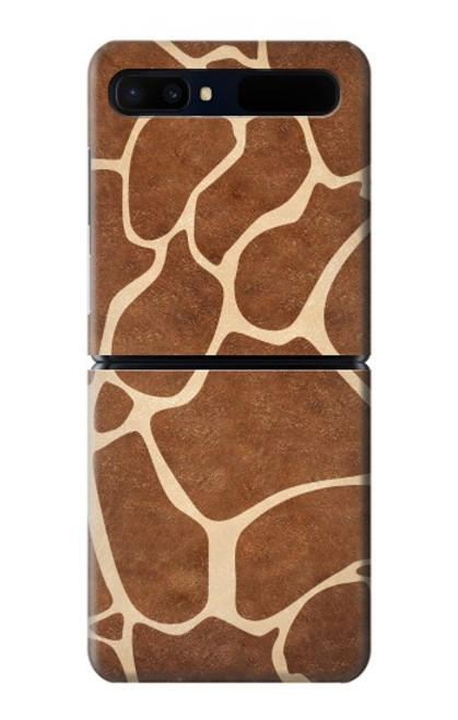 W2326 Giraffe Skin Hülle Schutzhülle Taschen Flip für Samsung Galaxy Z Flip 5G
