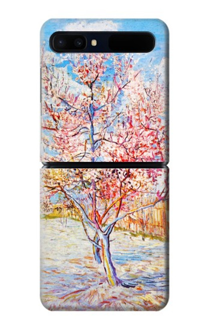 W2450 Van Gogh Peach Tree Blossom Hülle Schutzhülle Taschen Flip für Samsung Galaxy Z Flip 5G