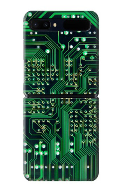 W3392 Electronics Board Circuit Graphic Hülle Schutzhülle Taschen Flip für Samsung Galaxy Z Flip 5G