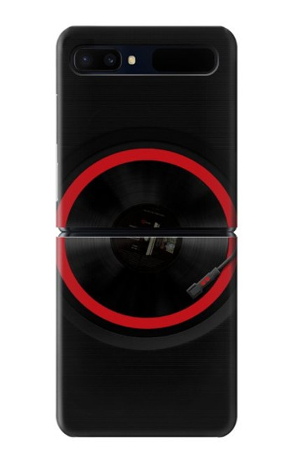 W3531 Spinning Record Player Hülle Schutzhülle Taschen Flip für Samsung Galaxy Z Flip 5G