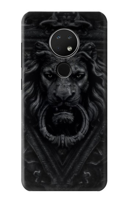 W3619 Dark Gothic Lion Hülle Schutzhülle Taschen und Leder Flip für Nokia 6.2