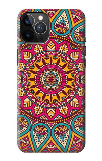 W3694 Hippie Art Pattern Hülle Schutzhülle Taschen und Leder Flip für iPhone 12, iPhone 12 Pro