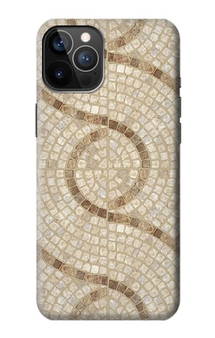 W3703 Mosaic Tiles Hülle Schutzhülle Taschen und Leder Flip für iPhone 12, iPhone 12 Pro