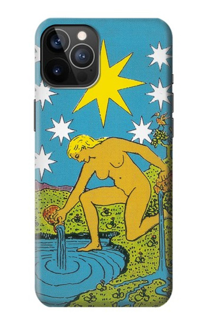 W3744 Tarot Card The Star Hülle Schutzhülle Taschen und Leder Flip für iPhone 12, iPhone 12 Pro