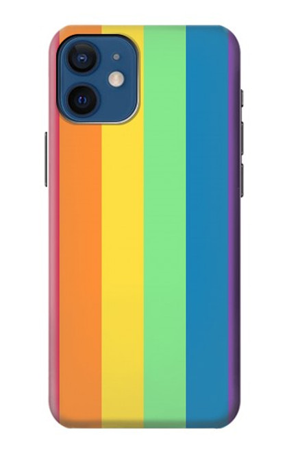 W3699 LGBT Pride Hülle Schutzhülle Taschen und Leder Flip für iPhone 12 mini