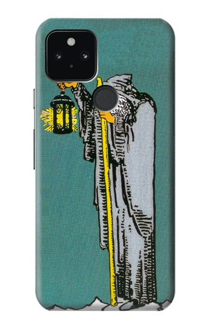 W3741 Tarot Card The Hermit Hülle Schutzhülle Taschen und Leder Flip für Google Pixel 5