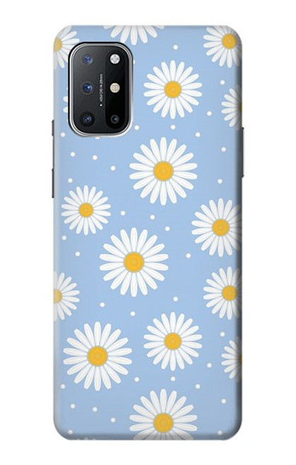 W3681 Daisy Flowers Pattern Hülle Schutzhülle Taschen und Leder Flip für OnePlus 8T