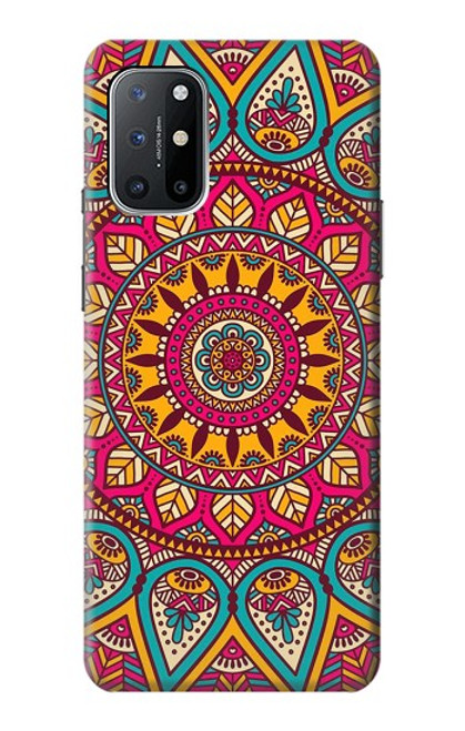W3694 Hippie Art Pattern Hülle Schutzhülle Taschen und Leder Flip für OnePlus 8T