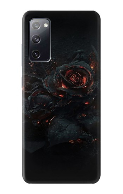 W3672 Burned Rose Hülle Schutzhülle Taschen und Leder Flip für Samsung Galaxy S20 FE