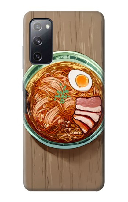 W3756 Ramen Noodles Hülle Schutzhülle Taschen und Leder Flip für Samsung Galaxy S20 FE
