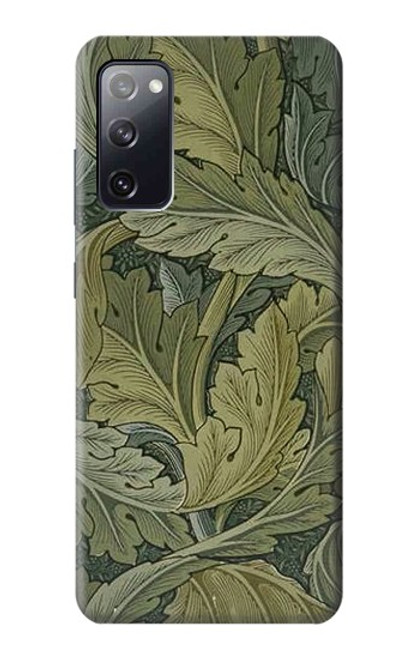 W3790 William Morris Acanthus Leaves Hülle Schutzhülle Taschen und Leder Flip für Samsung Galaxy S20 FE