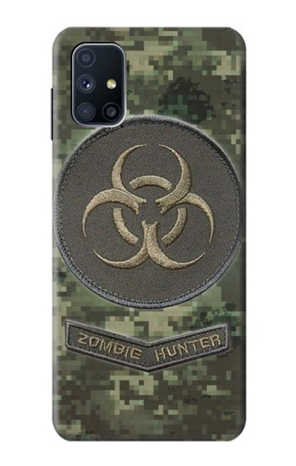 W3468 Biohazard Zombie Hunter Graphic Hülle Schutzhülle Taschen und Leder Flip für Samsung Galaxy M51