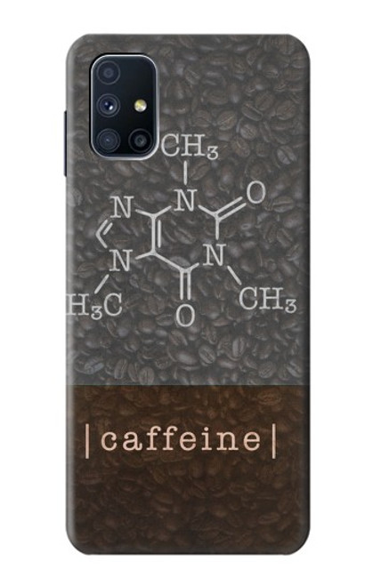 W3475 Caffeine Molecular Hülle Schutzhülle Taschen und Leder Flip für Samsung Galaxy M51