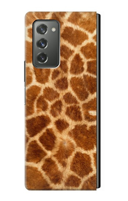 W0422 Giraffe Skin Hülle Schutzhülle Taschen Flip für Samsung Galaxy Z Fold2 5G
