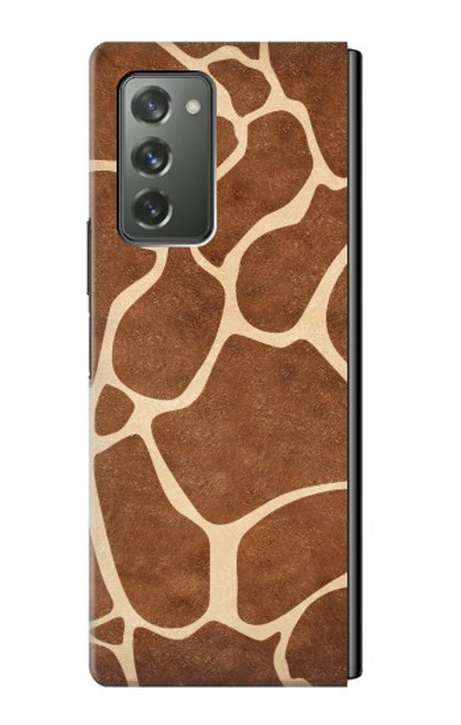 W2326 Giraffe Skin Hülle Schutzhülle Taschen Flip für Samsung Galaxy Z Fold2 5G