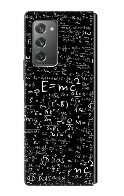 W2574 Mathematics Physics Blackboard Equation Hülle Schutzhülle Taschen Flip für Samsung Galaxy Z Fold2 5G