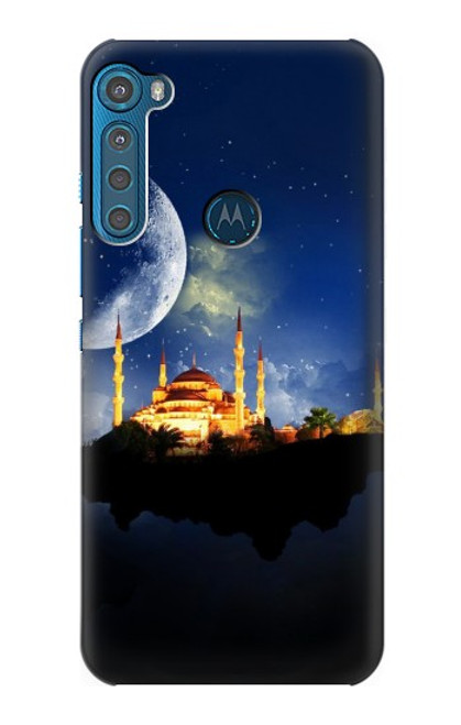 W3506 Islamic Ramadan Hülle Schutzhülle Taschen und Leder Flip für Motorola One Fusion+