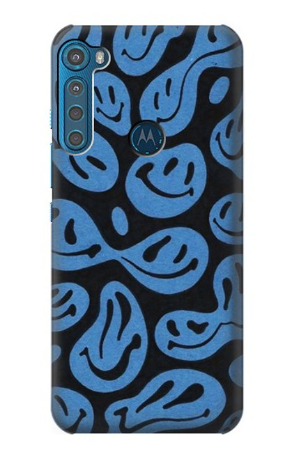 W3679 Cute Ghost Pattern Hülle Schutzhülle Taschen und Leder Flip für Motorola One Fusion+