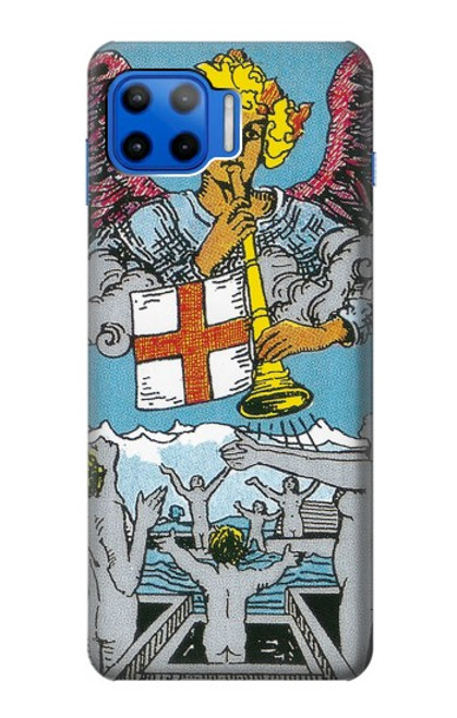 W3743 Tarot Card The Judgement Hülle Schutzhülle Taschen und Leder Flip für Motorola Moto G 5G Plus