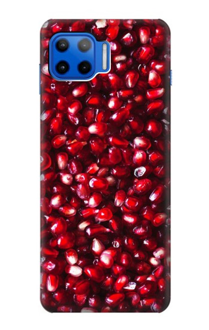 W3757 Pomegranate Hülle Schutzhülle Taschen und Leder Flip für Motorola Moto G 5G Plus