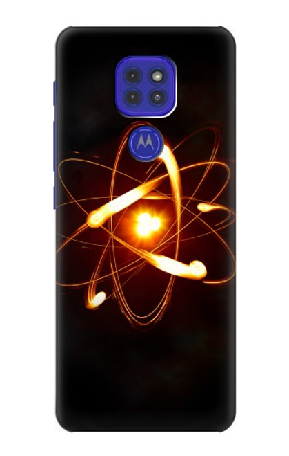 W3547 Quantum Atom Hülle Schutzhülle Taschen und Leder Flip für Motorola Moto G9 Play
